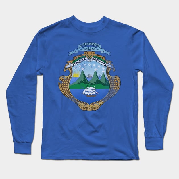 Vintage Costa Rica Costa Rican Long Sleeve T-Shirt by E